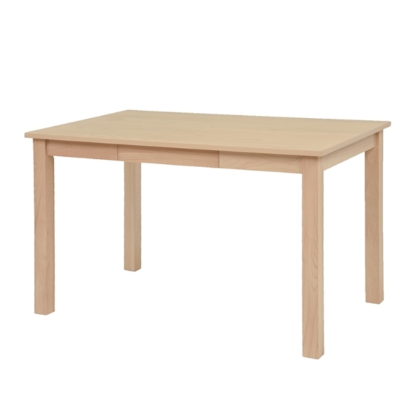 ダイニングテーブル 幅120cm 引き出し付き 天然木 木製 テーブル 机 つくえ 4人掛け 四人掛け 北欧風 （ ダイニング 食卓 ダイニング家具 ）｜colorfulbox｜03