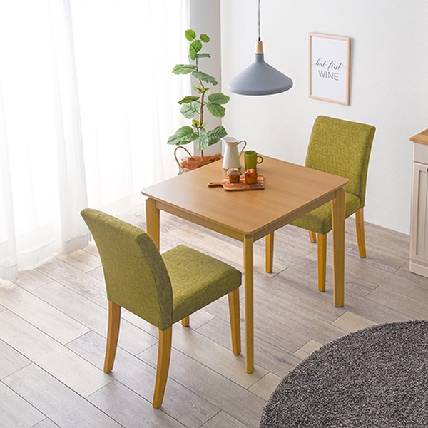 ダイニングセット 3点セット 幅75cm ナチュラル テーブル チェア2脚 ダイニングセット 3点セット 幅75cm ナチュラル テーブル チェア2脚