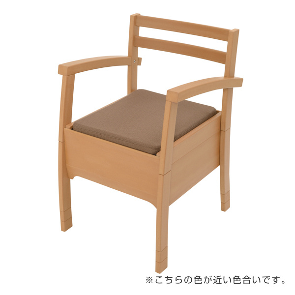 ポータブルトイレ 木目調 アクアポッテ 便座タイプ 洗える （ トイレ