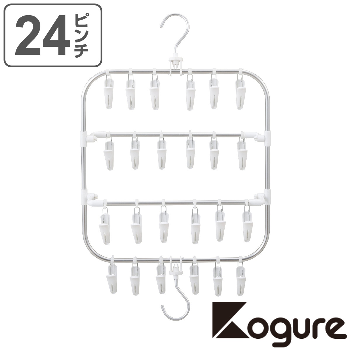 ����n���K�[ Kogure 24�s���` ���Ԋ���2WAY�n���K�[ �ȃX�y�[�X �s���`�n���K�[ �i �p�n���K�[ �^�I���n���K�[ �s���` �j