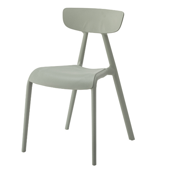 チェア 4脚セット 座面高47cm 積み重ね スタッキング プラスチック