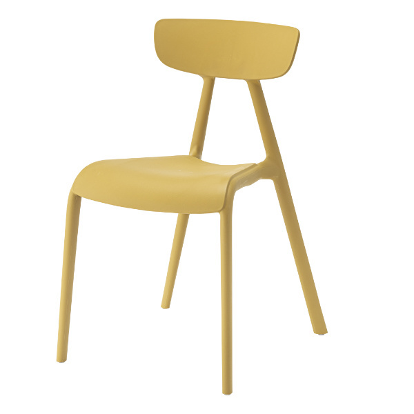 チェア 4脚セット 座面高47cm 積み重ね スタッキング プラスチック