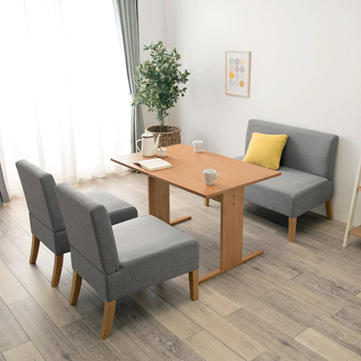 2人掛けソファ ダイニングソファ インテリア家具 抹茶カラー椅子 イス