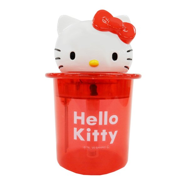 【新品・未開封】ハローキティ_ミニ加湿器 加湿器 ハローキティ 卓上 ダイカットミスト LED 超音波式 （ USB 超