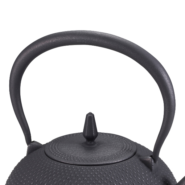 池永鉄工 鉄瓶 1.2L IH対応 梔子あられ文様 小 南部鉄器 日本製