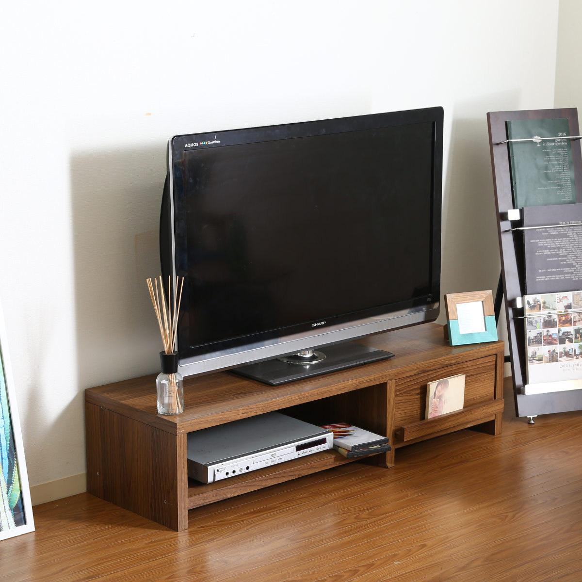 不二貿易（Fuji Boeki） テレビ台 幅120cm ローボード 木目調 シンプル