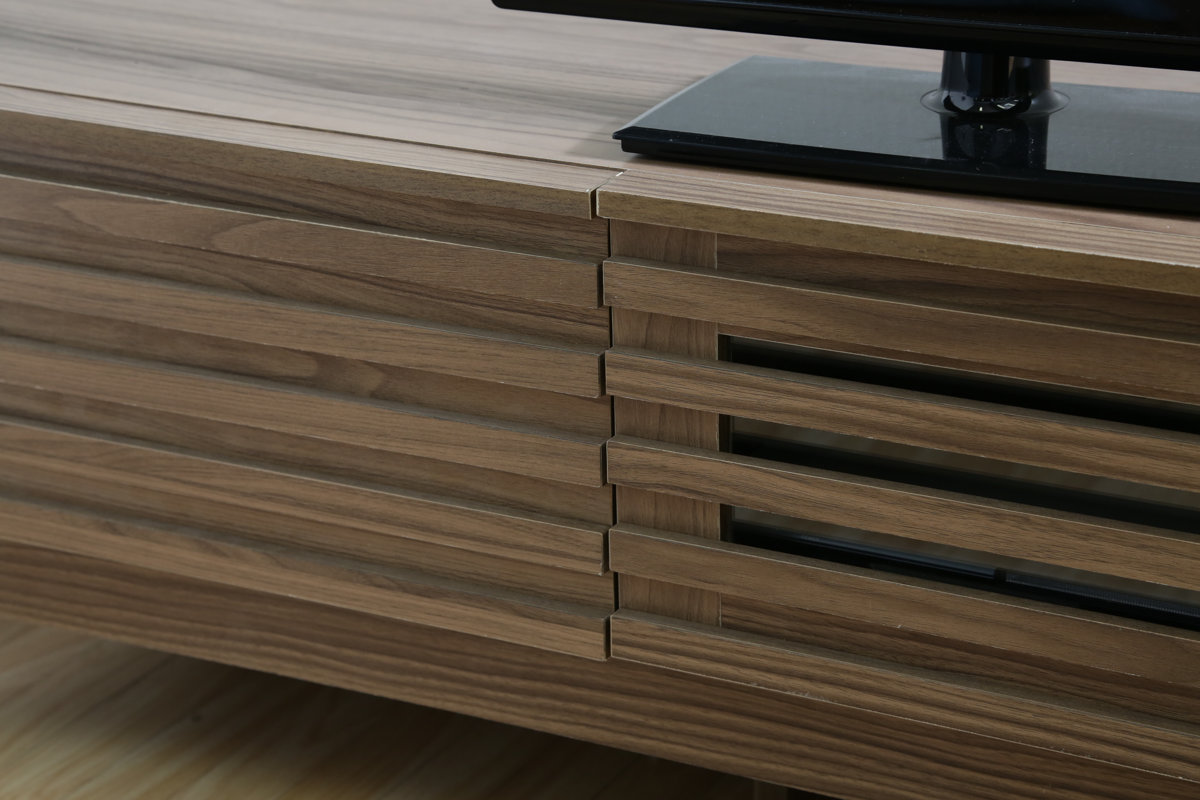 不二貿易（Fuji Boeki） テレビ台 幅120cm ローボード 北欧風 ルーバー