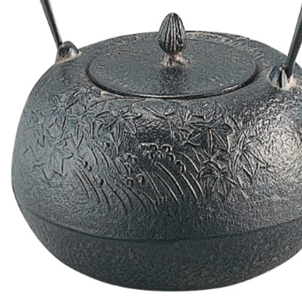 池永鉄工 鉄瓶 IH対応 満水容量 2L 楓 南部鉄瓶 やかん ケトル （ ガス