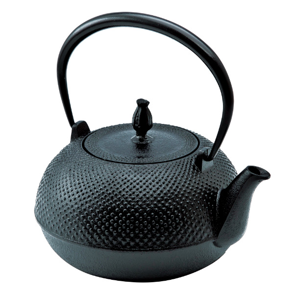 【未使用】 池永鉄工 南部鉄瓶 鋳鉄製 黒い茶釜 直火 電気火 兼用 池永鉄工 鉄瓶 IH対応 満水容量 1.4L 希 南部鉄瓶 やかん ケトル