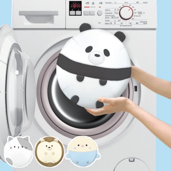洗濯ネット 大 ランドリーネットＬ アニマル 洗濯 ネット （ ランドリーネット ランジェリーネット 円型 ）