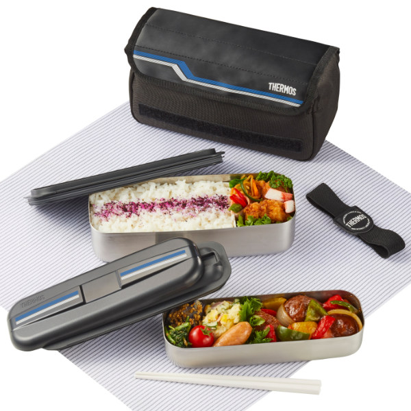 THERMOS（サーモス） 弁当箱 1100ml 2段 ステンレス フレッシュランチ