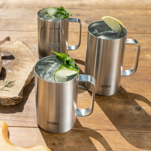 THERMOS サーモス ビールジョッキ 600ml 真空断熱 ステンレス JDK-600 thermos ジョッキ グラス 食器 食洗機対応 ビールグラス 保温 保冷 タンブラー 大容量 お弁当グッズのカラフルボックス - 通販 - Yahoo ショッピング