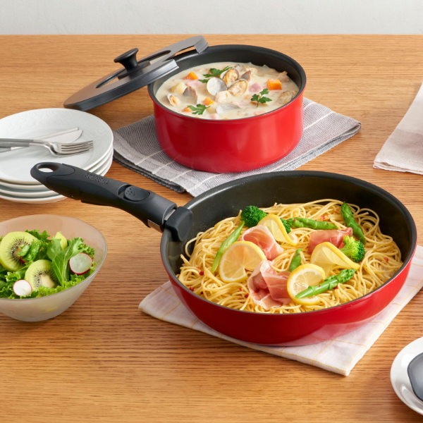THERMOS（サーモス） フライパン セット 取っ手のとれるフライパン9点