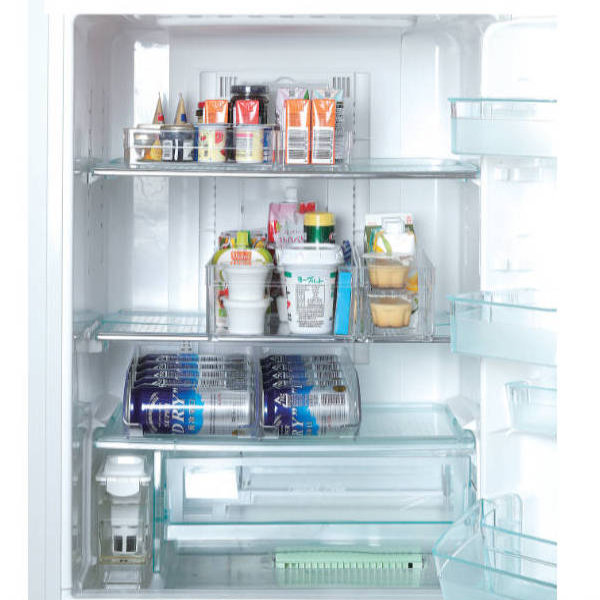 冷蔵庫収納 冷蔵庫 収納ケース 野菜室・冷凍室収納トレー スリム SKIT