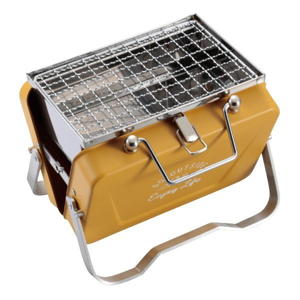 キャプテンスタッグ BBQ・七輪・焚火台 【2個セット】モンテ V型卓上グリル コンロ パール金属 アウトドア コンロ 卓上グリル V型 B6型 モンテ キャプテン