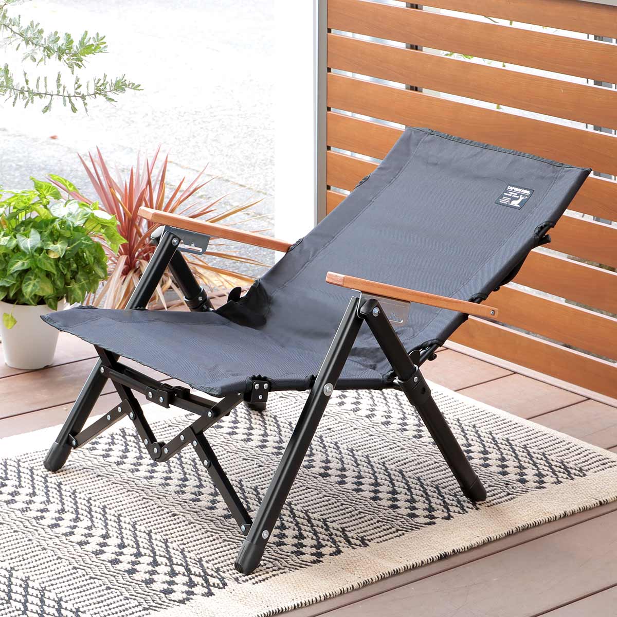 CS BLACK LABEL アウトドアチェア 折りたたみ ロースタイル