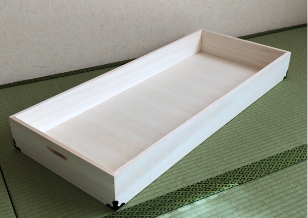 衣装ケース 総桐 衣裳箱 1段 ロング 日本製 幅98cm （ 桐衣装ケース 桐衣装箱 着物 収納 ケース 衣装箱 衣類収納 ）_7