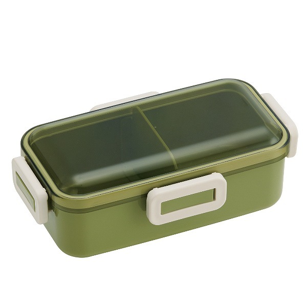 お弁当箱 1段 抗菌 530ml ふわっと レトロフレンチ （ 弁当箱 ランチボックス 食洗機対応 レンジ対応 一段 銀 AG シンプル ） | スケーター | 02