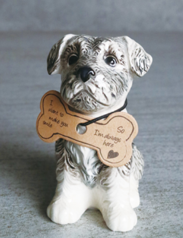 花瓶 一輪挿し フラワーベース 犬 猫 タグ付 （ 花びん 花器 アニマル