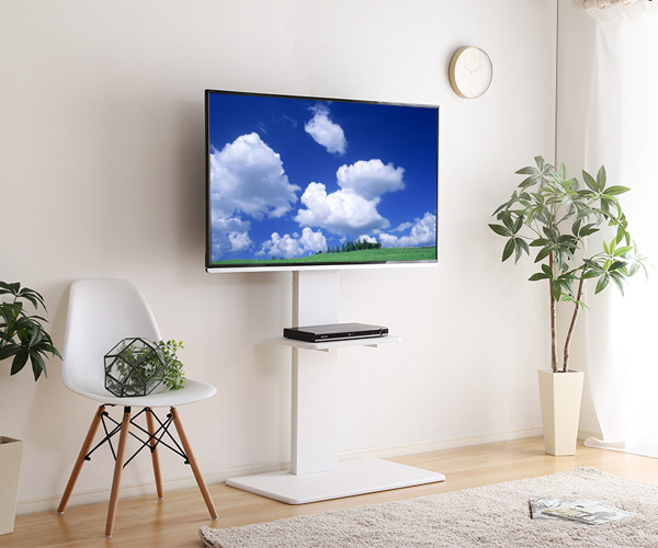 ホームテイスト（HOME taste） TVスタンド ハイタイプ 棚付 スイング式