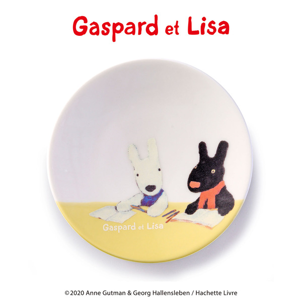 プレート 9cm S リサとガスパール 皿 食器 洋食器 陶器 美濃焼 日本製