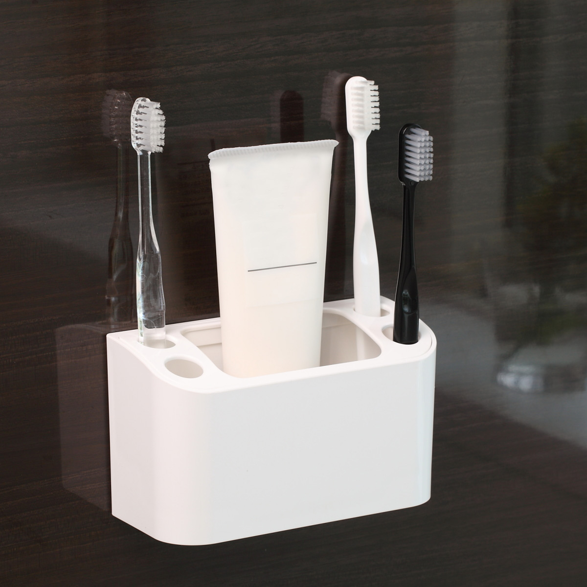 パール金属 歯ブラシスタンド 歯ブラシラック お風呂 収納 マグネット