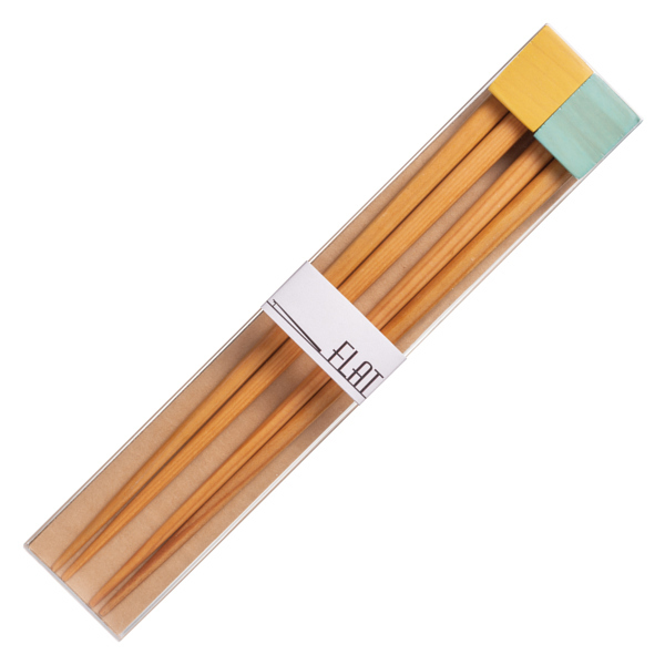 箸 箸置き セット FLAT 天然木 2セット入り （ お箸 23cm 2膳 箸