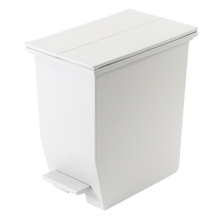 特典付き ゴミ箱 45L SOLOW ソロウ 同色3個セット ペダルオープンスリム （ ごみ箱 45リットル 同色 3個 ペダル式 ふた付き 両開き 分別 棚下 スリム ）_2
