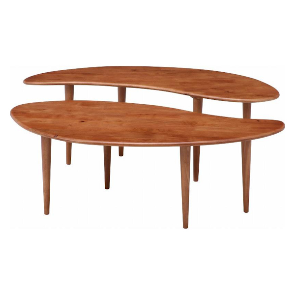 不二貿易（Fuji Boeki） センターテーブル 幅114cm 木製 天然木 サブ