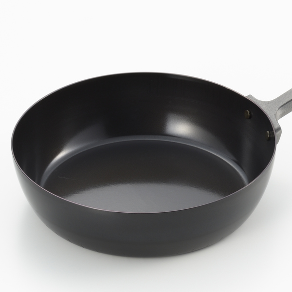 ヨシカワ フライパン 20cm 深型 IH対応 鉄製 日本製 NEWグルメパワー