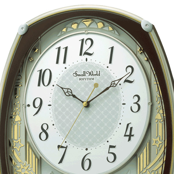 振り子時計 スモールワールドレジーナ 電波時計 18曲収録 時計