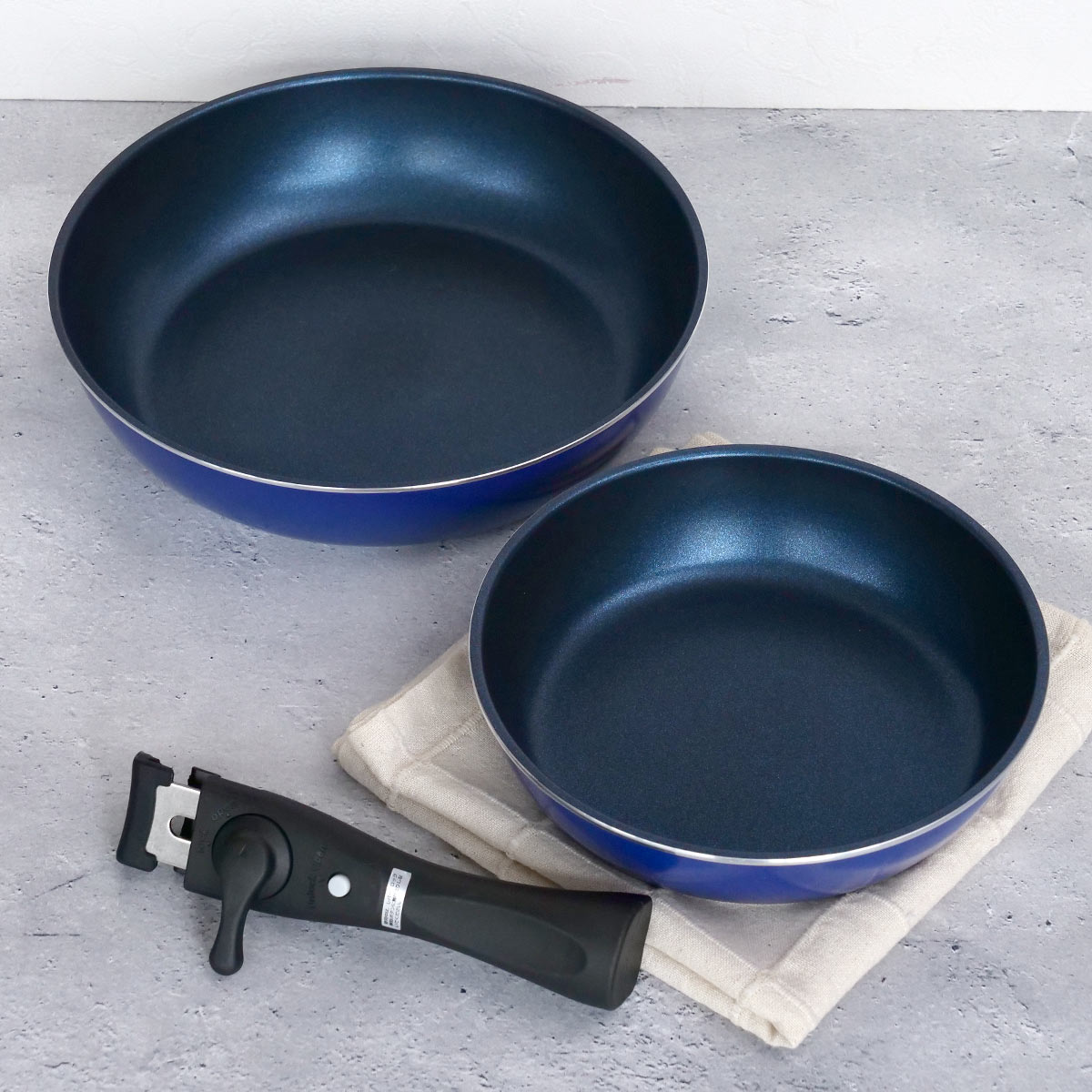 パール金属 フライパン 3点セット A IH対応 スタックプラス クック