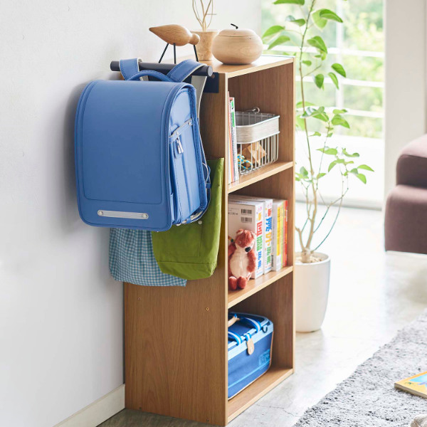 tower 山崎実業 カラーボックス横 ランドセル＆リュックハンガー