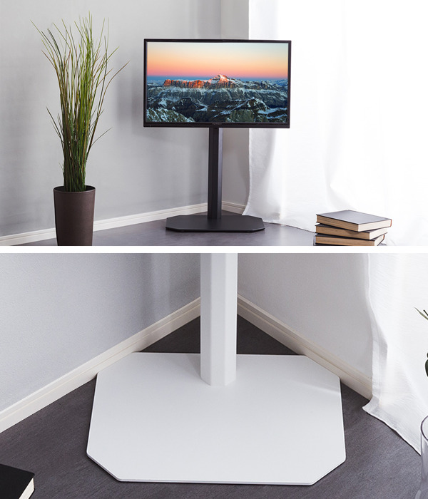 ホームテイスト（HOME taste） TVスタンド 八角支柱 65V型対応 壁寄せ