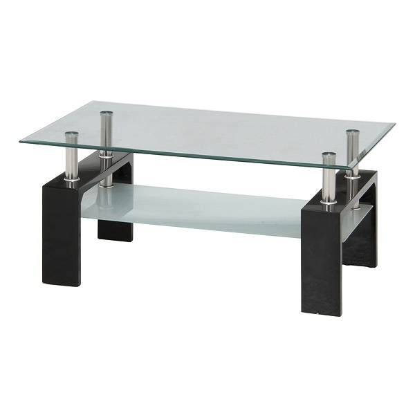 不二貿易（Fuji Boeki） センターテーブル 幅100cm ガラス テーブル