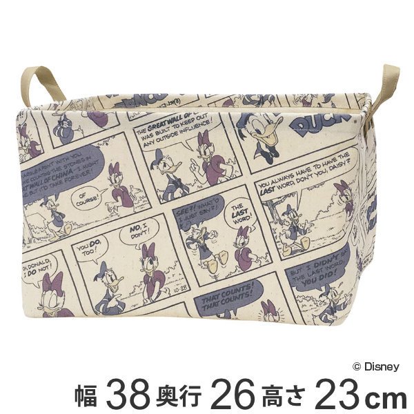 収納ケース 幅38×奥行26×高さ23cm チップ＆デール 布 折りたたみ
