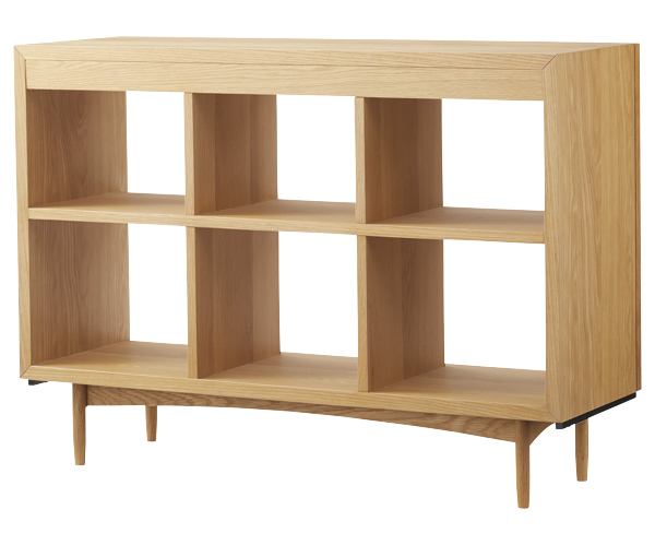 木製オープンシェルフ 北欧風（ティモ オープン シェルフ） 東谷 オープンシェルフ 2段 ラック 北欧風 天然木 TIMO 幅100cm