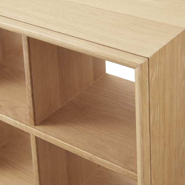 東谷 オープンシェルフ 2段 ラック 北欧風 天然木 TIMO 幅100cm