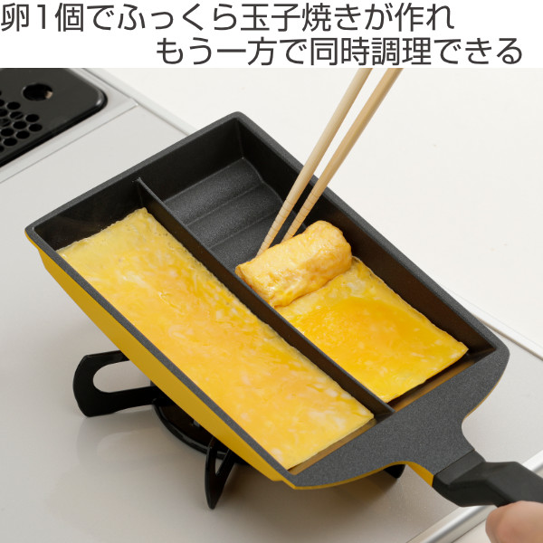 玉子焼き器 仕切り付き 早業 ツインシェフ (...の詳細画像1
