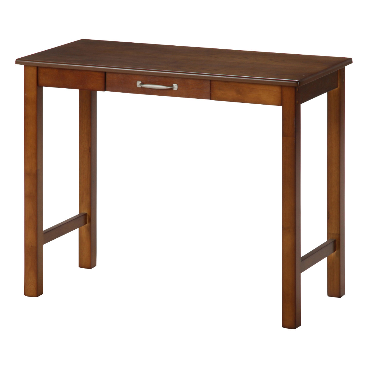 不二貿易 デスク 幅90cm ミディアムブラウン 不二貿易（Fuji Boeki） ワークデスク 幅90cm 引き出し付 パソコン