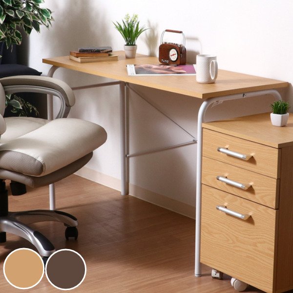 デスク 幅110cm×奥行45cm デスク 幅110cm 奥行45cm 木目調 スチール ワークデスク 机 パソコン