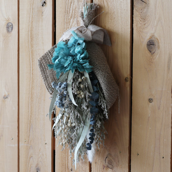 ドライフラワー ブーケ 花束 スワッグ 壁掛け （ 花 インテリア ドライ