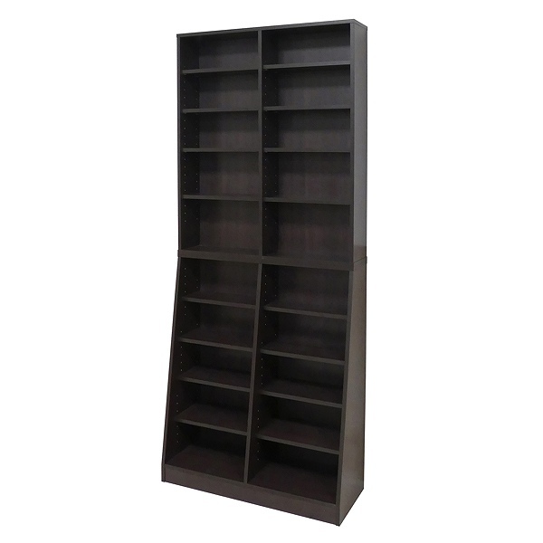 クロシオ 本棚 ホームシェルフ 大量収納 ハイタイプ 幅75cm