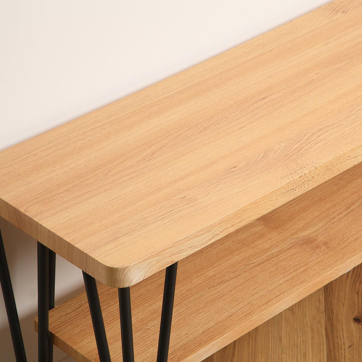 クロシオ テレビ台 ローボード ヴィンテージ調 スチール脚 ART 幅105cm