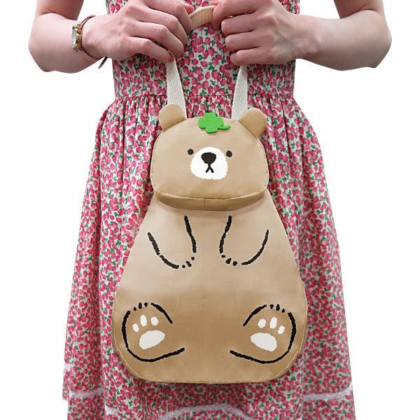 エコバッグ ほのぼのフレンズ S （ マイバッグ エコバック マイバック 買い物バッグ コンパクト レジ袋 レジバッグ マチ広 折りたたみ キッズ 子供 ）