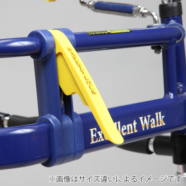 歩行器 ミニタイプ 3インチ前輪 折りたたみ 幅調整 高さ調整 伸縮 スライドフィットEX 非課税 （ 後脚固定式 キャスター付き 介護 多機能 ）_3