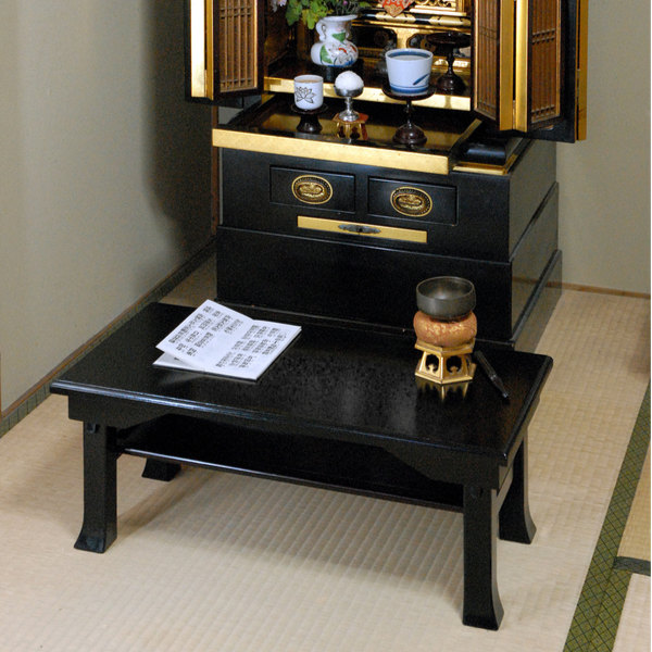 折りたたみ便利机 小 30×60cm 高さ25cm 桐製 仏具 仏壇 供養台 ミニ