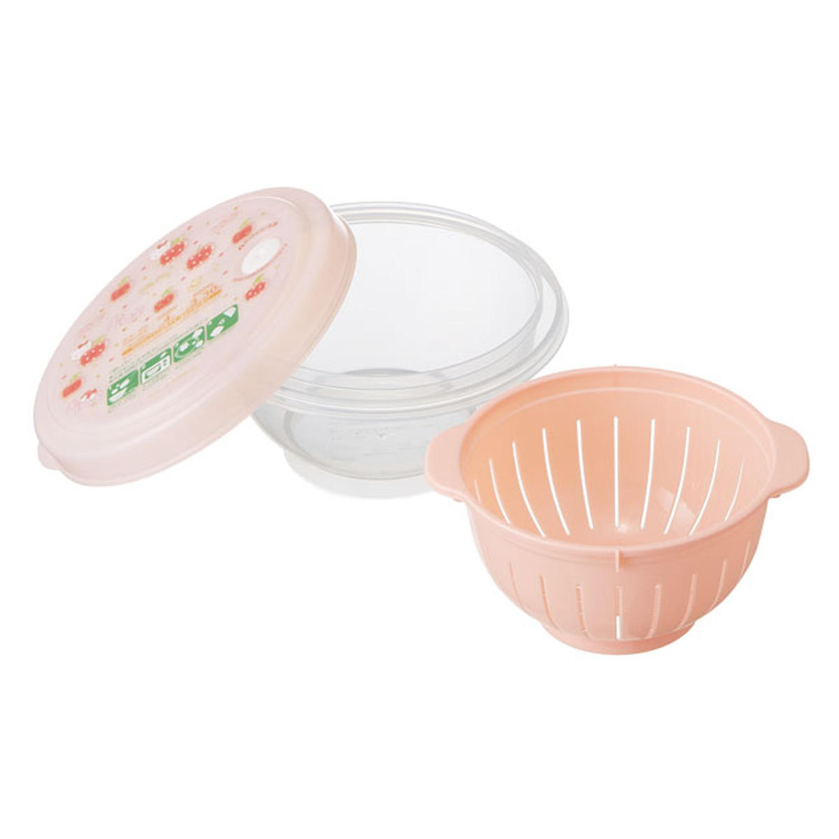 スケーター 薄肉ごはん保存容器S お茶碗型 ハローキティ ハピネス