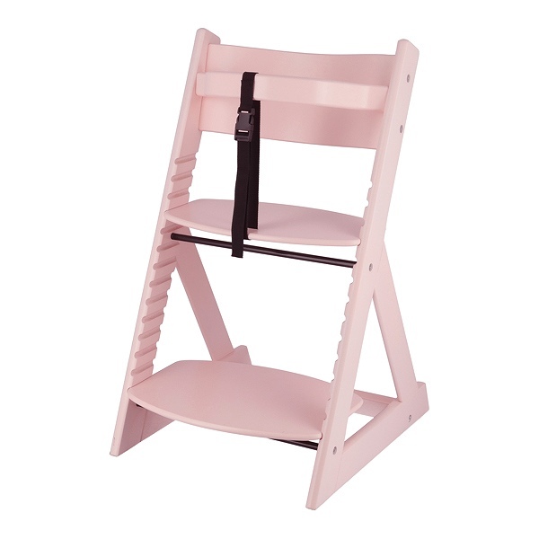 ベビーチェア 幅45cm 木製 高さ調整 キッズ チェア 椅子 天然木 足置き ペールホワイト｜colorfulbox｜05