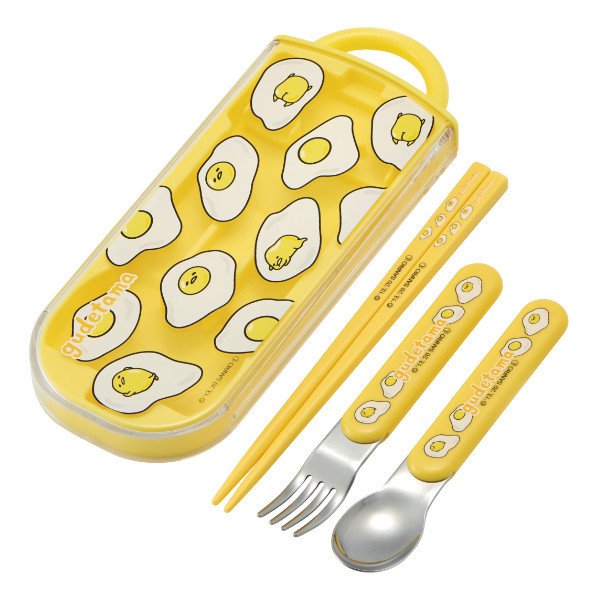 スケーター トリオセット 箸 スプーン フォーク スライド ぐでたま め